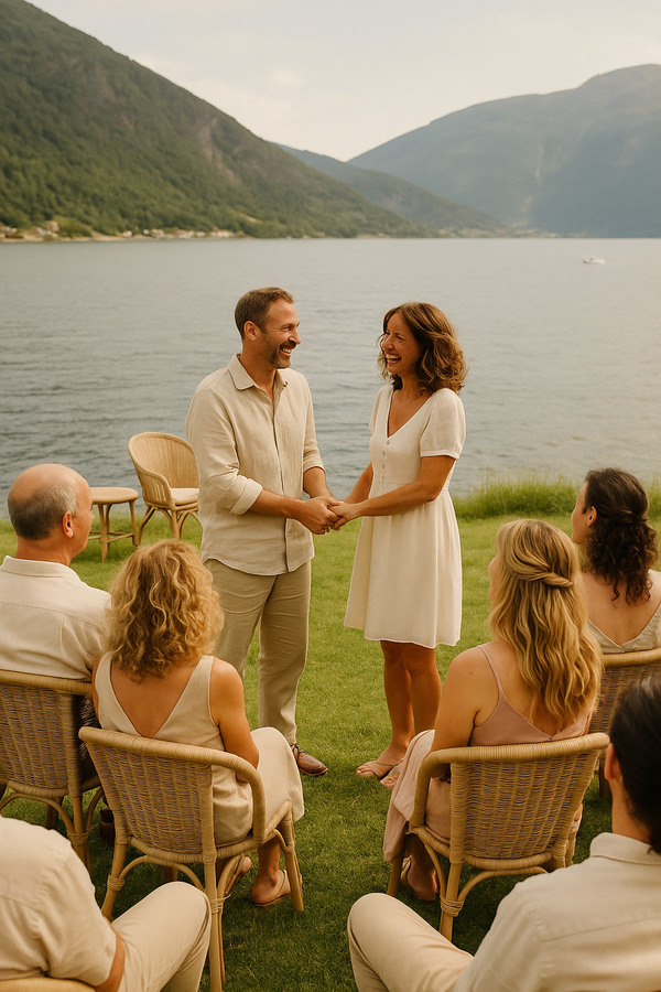 Freie Trauung in der Natur auf Mallorca, begleitet von einer persönlichen Zeremonie von Essence of Love